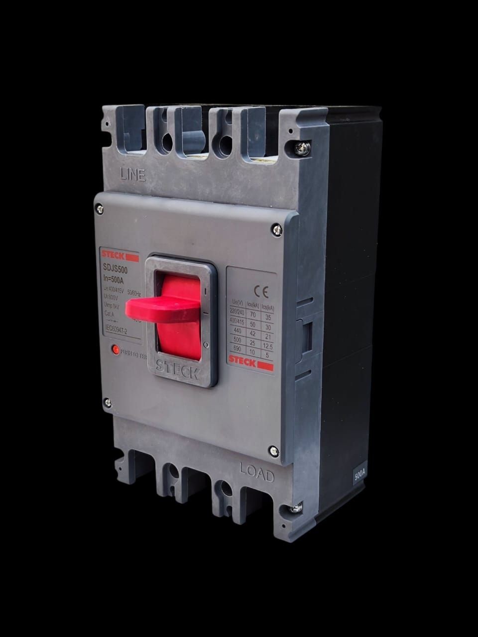breaker industrial 3p desde 500 amp hasta 630 amp (fijos)