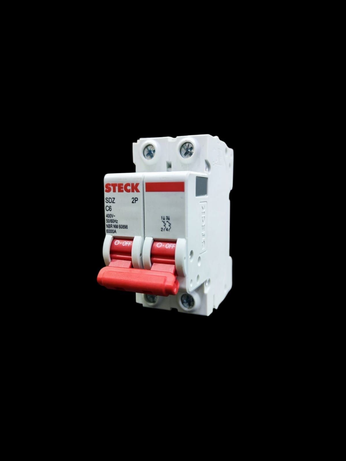 breaker de riel 2 polos desde 6 amp hasta 63 amp